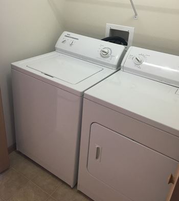 In home full size washer and dryer